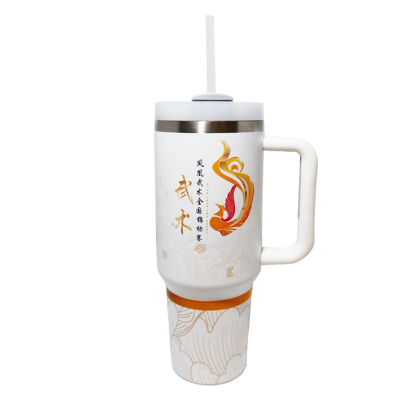 Phoenix Wushu Nationals Large White 40oz Tumbler